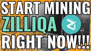 How To Mine Zilliqa ZIL On Any Computer PC Or Laptop  Step By Step Guide  Zilliqa Is Up 400 [upl. by Tarttan]