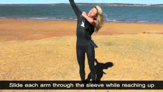 HOW TO PUT ON A TRIATHLON WETSUIT  XTERRA WETSUITS [upl. by Soirtemed224]