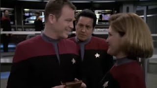 Voyager Clip  Tom Paris is reinstated at LT Poor Harry [upl. by Arretnahs]