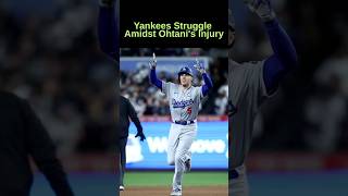 Yankees Struggle Amidst Ohtanis Injury Yankees WorldSeries Baseball Ohtani aaronjudge [upl. by Erlinna]