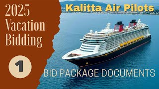 Kalitta Air Pilots 2025 Vacation Bidding Tutorial Part 1 Documents Overview [upl. by Narud]