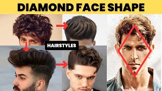 DIAMOND FACE SHAPE WAALON YE GALTI MAT KARNA  BEST HAIRSTYLES FOR DIAMOND FACE SHAPE 2023 [upl. by Dagny]