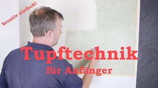 Tupftechnik  die Kreativtechnik für Anfänger Teil 1 [upl. by Sutherlan]