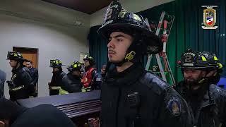 Velatorio bombero mártir de la Segunda Compañía de Temuco Javier Jara Saravia [upl. by Olney]