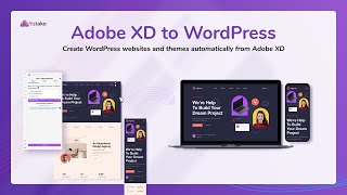 Adobe XD to WordPress websites and themes automagically Free forever No code required [upl. by Llenrag]