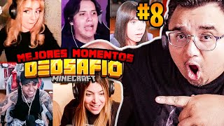 REACCIONANDO A MEJORES MOMENTOS EN DEDSAFIO MINECRAFT 3 DIA 8 [upl. by Aylad158]