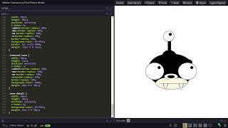 ASMR Programming  NIBBLER from FUTURAMA in HTML amp CSS  No Talking [upl. by Doane]