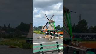 The Dutch windmill village of Zaanse Schans the Netherlands [upl. by Fidole]