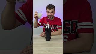 We mixed cola and milk Spectacular reaction shorts [upl. by Geno115]