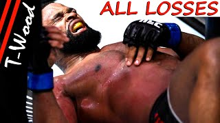 Tyron Woodley ALL LOSSES in MMA Fights  THE CHOSEN ONE FALL TOO [upl. by Samled]