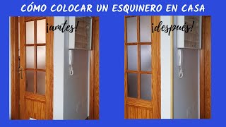 Cómo colocar un esquinero o cantonera de madera 👩‍🔧👨‍🔧 [upl. by Vinay]