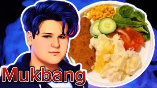 Schnitzel Med Potatisgratäng Mukbang [upl. by Reinke]