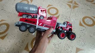 DEOXY 143 4WD Diecast Alloy Fire Rescue Big Truck Toys with Friction Powered Toy for Kids toys [upl. by Zhang908]