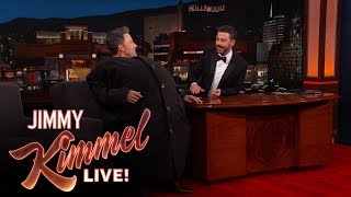 Ben Affleck Sneaks Matt Damon Onto “Jimmy Kimmel Livequot [upl. by Hadeis879]