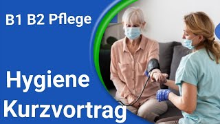 9 Kurzvortrag Hygiene telc Deutsch B1B2 Pflege [upl. by Je566]