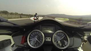 ZZR1400 ZX14R vs HAYABUSA 300kmh ninjasiyahgiyer [upl. by Aletta304]