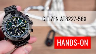 HANDSON Citizen Promaster Navihawk AT Radio Controlled AT822756X [upl. by Morentz953]