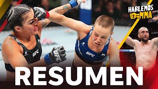 RESUMEN COMPLETO de UFC Denver Rose Namajunas vs Tracy Cortez [upl. by Udale595]