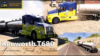 KENWORTH T680 2014 Llevando leche cruda Américan Truck Simulator americantrucksimulator ats [upl. by Ianteen678]