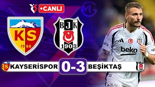 Kayserispor 03 Beşiktaş  Süper Lig Canlı Yayın [upl. by Repinuj318]