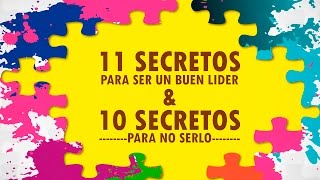 Cómo Ser un Buen Líder • 11 Estrategias de Liderazgo [upl. by Jarin522]