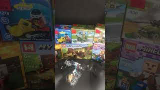 Сhinese brick minecraft unboxing minecraft brick lego unboxing toy [upl. by Witt]