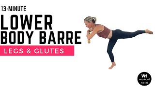 LOWER BODY BARRE  LEGS amp GLUTES [upl. by Kal850]