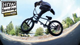 Howto Crank Flip w Josh Clemens  RideBMX [upl. by Euqinomad]