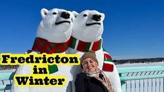 Fredricton Vlog a full Day In New Brunswick Capital during winter ❄️Attractions Travel Guide [upl. by Zelazny]