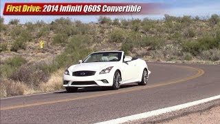 First Drive 2014 Infiniti Q60S Convertible MT [upl. by Aisinut]