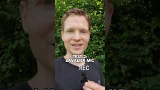 Reviewing the Wireless Lavalier Microphone for iPhone amp Android  Audio Quality Test productreview [upl. by Ynotna]