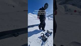 Switching snowboards in Seconds Step in with CLEW [upl. by Zetta]