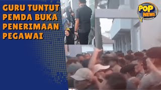 Demo Guru di DPRD Garut Tuntut Pemda Buka Penerimaan Pegawai [upl. by Eelinej]