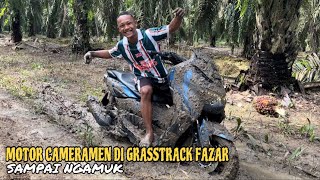 Motor Cameramen Dibawa Grasstrack Preman Kampung Fazar Sampai Ngamuk [upl. by Ennayar]