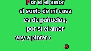 NYDIA CARO  POR SI EL AMOR KARAOKE [upl. by Amethyst]