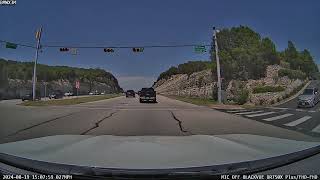 Vehicle Fire on NB 360 at Pennybacker Bridge [upl. by Sesylu]