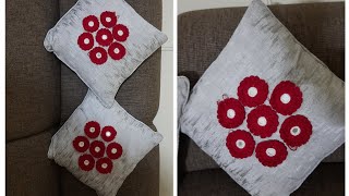 crochet designeasy crochet design kaisei kartei heicrochet pillow cover design [upl. by Netsrik]