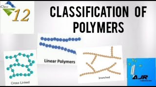 Classification of PolymersPolymersClass 12 Chemistryajr chemistry [upl. by Achilles]