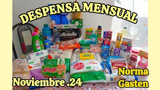 ✅ DESPENSA MENSUAL NOVIEMBRE 24 🛒 Bodega Aurrera en línea [upl. by Delastre]