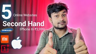 TOP 5 Trusted Second Hand Smartphone Website In 2024  Best Secondhand iPhone Website [upl. by Anelrad]