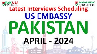 New Interview Letters  US Immigrant Visa Interview by US Embassy NVC Interview Schedule APR  2024 [upl. by Tnemelc863]