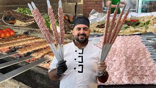 Most Famous Persian FOOD  Koobideh KEBAB and Joojeh kebab Saffron chicken kebab  IRAN Street Food [upl. by Sapers392]