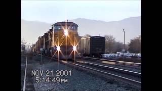 UP 9401 at Tehachapi CA November 2001 [upl. by Ecneret]