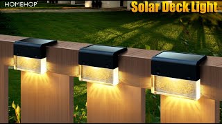 Homehop Solar Led Light Outdoor for Home Garden Balcony Decoration Waterproof [upl. by Hadihahs66]