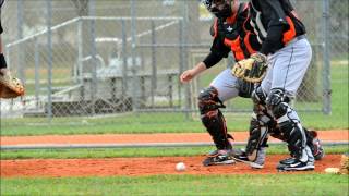 MLB Catchers Drills Receiving and Blocking [upl. by Eelyr]