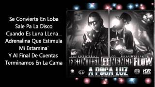 Frontiel Ft Ñengo Flow  A Poca Luz CON LETRA [upl. by Klute]