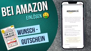 Wunschgutschein bei Amazon einlösen Wie geht das [upl. by Nawud]