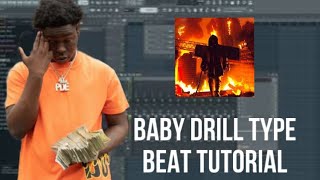 How To Make Baby Drill Type Beat Tutorial famouszeke [upl. by Ludwigg]