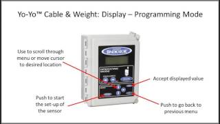 Bindicator YoYo Cable amp Weight Programming [upl. by Gatias521]