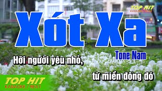 Xót Xa Lam Phương Karaoke Tone Nam Nhạc Sống  TOP HIT KARAOKE [upl. by Teerell]